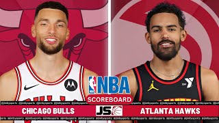 Chicago Bulls Vs Atlanta Hawks  NBA Live Scoreboard 2024 [upl. by Isabel256]