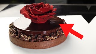 How to make a perfect chocolate glaze  巧克力鏡面 [upl. by Thordia]