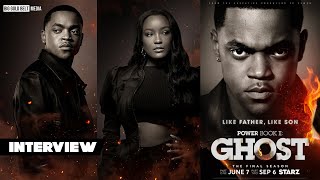 Michael Rainey Jr amp LaToya Tonodeo Interview  Power Book II Ghost Season 4 [upl. by Enimisaj857]