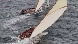 Les Voiles de SaintTropez 2024 start Tuiga Vs Mariska [upl. by Assenat]