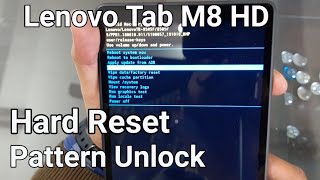 How to Hard Reset Lenovo Tab M8 HD [upl. by Treblih]