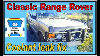 Range Rover Classic thermostat and leak repair [upl. by Eicyal]