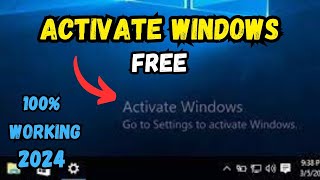 Activate windows 10 and 11 permanently  Windows 10 free activation in 2024 [upl. by Gnagflow]