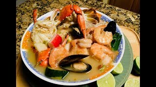 Sopa de Mariscos Mariscada Caldo de Mariscos [upl. by Teirrah]