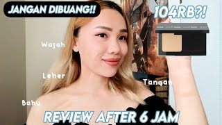 REVIEW MAYBELLINE FIT ME POWDER FOUNDATION 112 123 128 [upl. by Aslehc417]