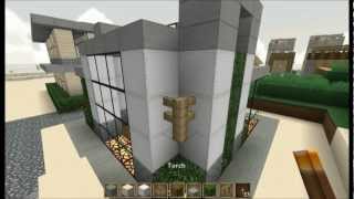 Minecraft  Lets Build  8x8 Modern House [upl. by Stanly]