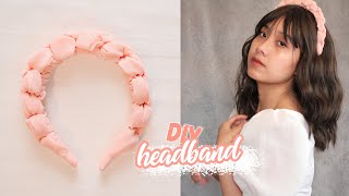 DIY  New Knotted HEADBAND  Easy Tutorial  Hair Accessories [upl. by Standush260]