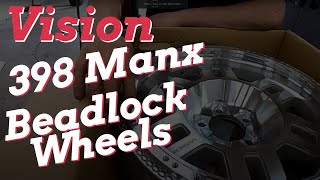 Vision Beadlock Wheel Install on TJ Wrangler [upl. by Ecirtnas470]