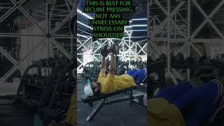 Do your decline DB chest press the right way declinebenchpress pushworkout [upl. by Alcina]