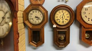 Indepth look at an Antique 31day Regulator Wall Clock [upl. by Airdnaxela]