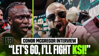 quotILL FIGHT KSI FOR THAT SONGquot Conor McGregor CALLS OUT KSI in EXCLUSIVE interview  ON AIR [upl. by Berriman]