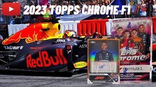 Formula 1 Topps Chrome Box Break  AUTO hit [upl. by Bollay641]