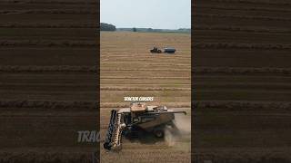 Cat Lexion 585R Combining Wheat tractorvideo harvesting machine [upl. by Zohar]