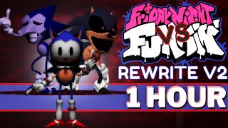 TRINITY  FNF 1 HOUR Perfect Loop VS Rewrite V2 I SonicEXE Lord X Majin I FNF Mod [upl. by Malchus]