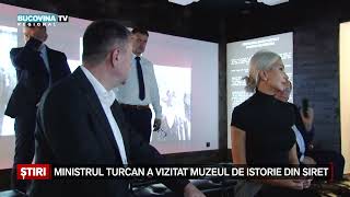 Ministrul Turcan a vizitat Muzeul de istorie din Siret [upl. by Marlin]