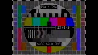 Sabc  Tv2 3 4 Test Signal End Of Transmission [upl. by Eisoj]