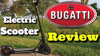 BUGATTI Electric Scooter Review and Test Ride [upl. by Breech]