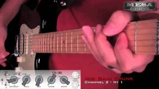 MESA TransAtlantic TA30 Ch 2 HI MODE 1 – Mid Gain Crunch [upl. by Rebma686]