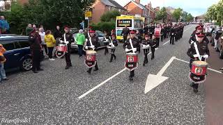 Tullycarnet FB  Somme Memorial Parade East Belfast  010723 4K [upl. by Anbul]