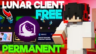 How to Play In Lunar Client For FREE Permanent [upl. by Bright]