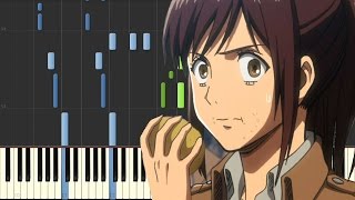 Attack on Titan Season 2 OP Full  Shinzou wo Sasageyo心臓を捧げよ！ piano [upl. by Rovelli940]