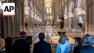 Notre Dame Cathedral What to know about the reopening 5 years after fire [upl. by Ellesirg]