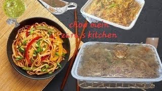 HOW TO MAKE CHOW MEIN NOODLES COOKING ZARAS KITCHEN [upl. by Yror]