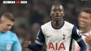 Pape Sarr Goal Tottenham Hotspur Vs Manchester City 20 All Goals Analysis amp Extended Highlights [upl. by Modeste]