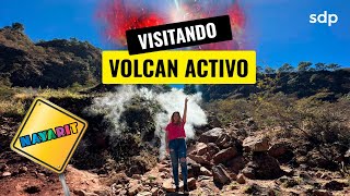 Visitando un volcán 🌋 activo en Nayarit MX 🇲🇽 [upl. by Ahsikad]