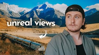 10 Hours on New Zealand’s Most Scenic Train TranzAlpine Train [upl. by Aerdno]