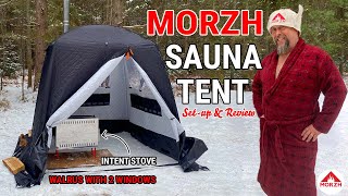 MORZH SAUNA TENT REVIEW [upl. by Jobe]