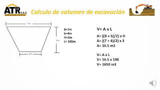 Calculo volúmenes de excavación [upl. by Jarlath]