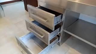 Pantry cupboards Fully Stainless Steel Wet Kitchen [upl. by Merritt373]