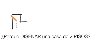 ¿Porqué DISEÑAR una casa de 2 PISOS [upl. by Shelba]