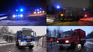 erweiterter Rüstzug BF  THW Regensburg  FF Pentling VU LKW A93 [upl. by Connelly]