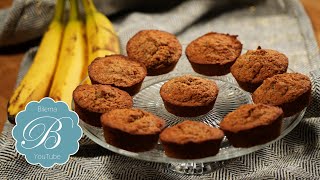 BananenHaferflockenMuffins OHNE Ei  lecker saftig und VEGAN [upl. by Cramer]