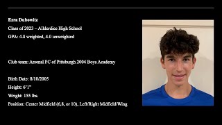 Ezra Dubowitz Fall 2021 Highlight Video [upl. by Rimas]