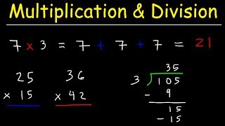 Mathematics  Basic Multiplication amp Long Division [upl. by Odlaw]