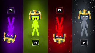 stickman party minigames funny gameplay 2024 ios android [upl. by Atauqal]