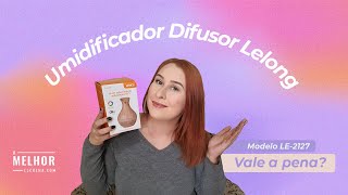 Aromatizador e umidificador Lelong é bom Conheça nossa opinião [upl. by Junko]