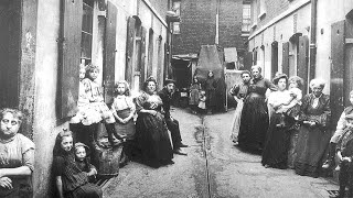 Victorian Londons Brutal East End Slum  Filthy Old Nichol Street Bethnal GreenShoreditch [upl. by Irrok]