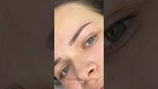 Hem formali hem tebii qaslarin unvani👍 microblading microbladedbrows brows shorts beauty [upl. by Stout258]