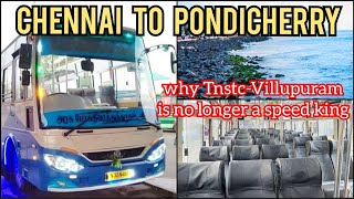 🚌TNSTC VLOG Chennai to PondicherryTindivanam RoutePrototype BusNaveen Kumar [upl. by Ahseer505]