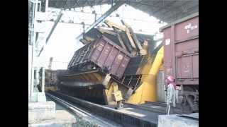 Best Video for Wagon tippler Automatic wagon unloading operation [upl. by Niko730]