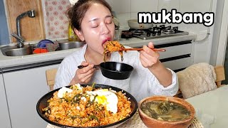 새벽4시에 먹는 열무비빔밥 먹방우거지시락국비빔밥 먹방집밥 먹방한식먹방 Korean food YeolmuKimchi Bibimbap Mukbang eating show [upl. by Su]