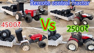 Swaraj 855 remote control tractor model power testing with big trolley vs Online buy Rc tractor [upl. by Chatav]