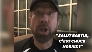 Pourquoi Chuck Norris a souhaité quotbonne annéequot aux Bastiais [upl. by Dranyar]