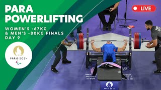 Para Powerlifting  Womens 67kg amp Mens 80kg Finals  Day 9  Paris 2024 Paralympics [upl. by Letsyrhc]