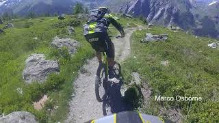 EWS La Thuile Stage 2 with the Team Cannondale [upl. by Washburn]