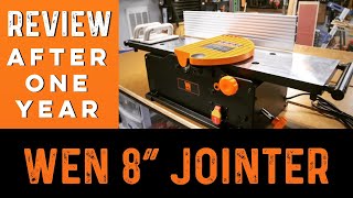 WEN 8” Benchtop Jointer  Review After One Year  Pros and Cons [upl. by Chiarra]